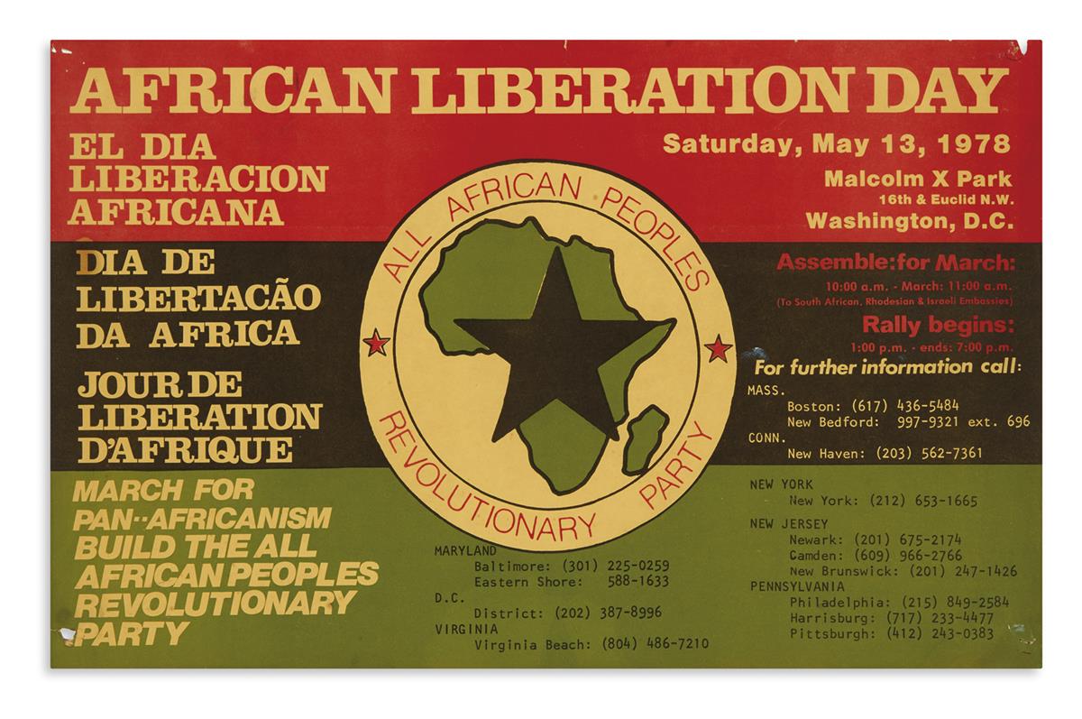 (AFRICA.) African Liberation Day poster.